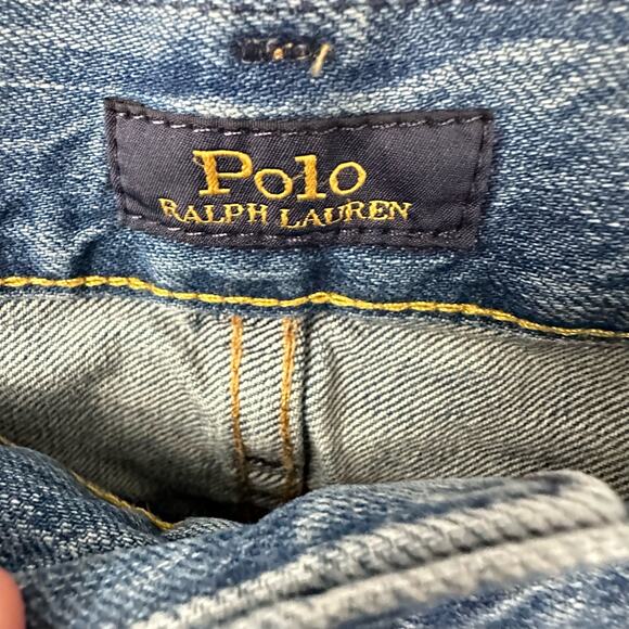 Polo Ralph Lauren Hampton Relaxed Straight Medium Wash Denim Jeans Men's 44x32 - Picture 10 of 12